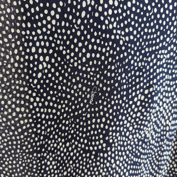 Flowy Diane Von Furstenberg Dita 100% silk blue & white dress - Picture 7 of 9